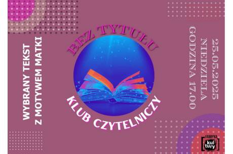 Spotkanie Klubu Czytelniczego "Bez tytułu"
